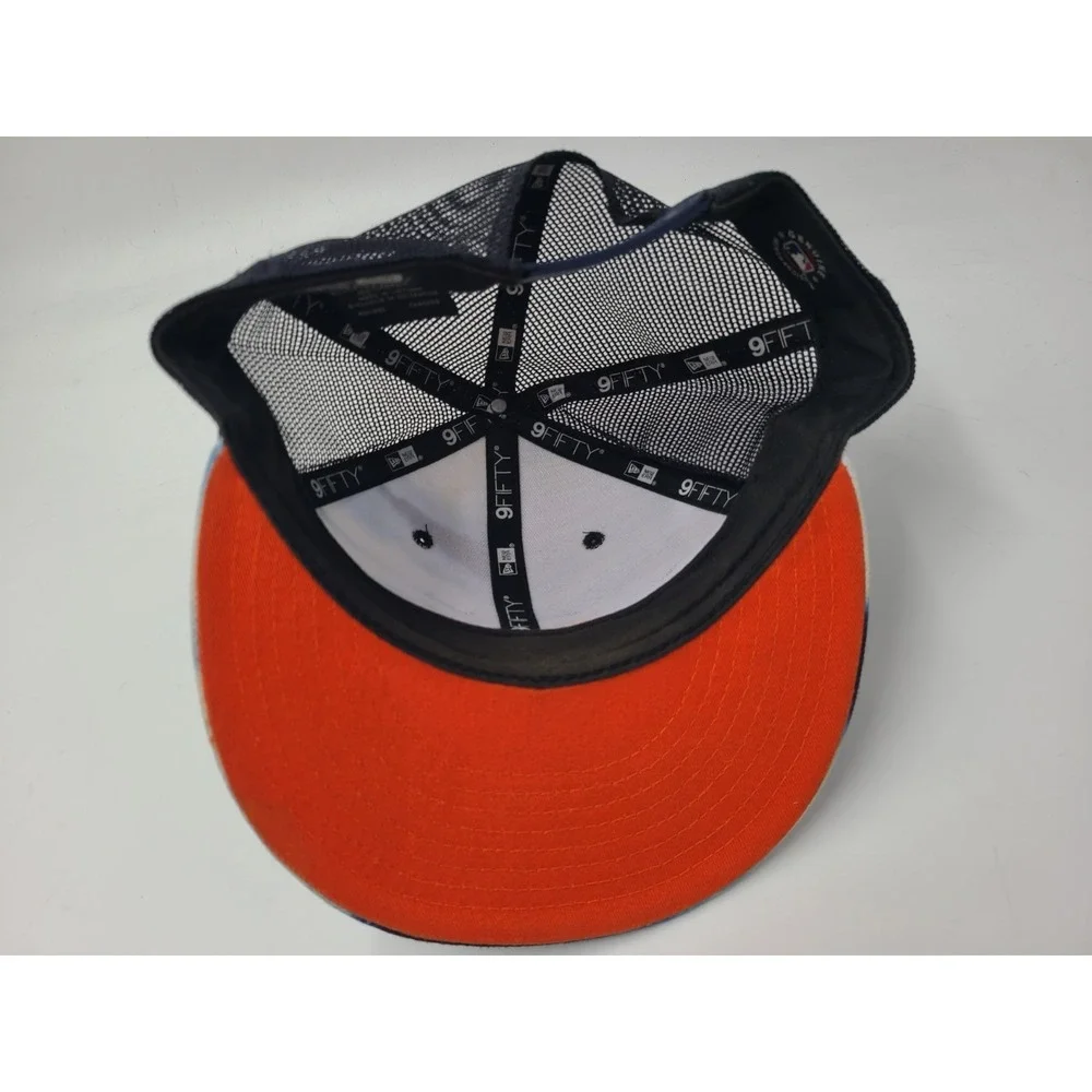 Houston Astros Tie Dye New Era 9Fifty Mesh Trucker‎ Snapback Hat Cap Blue White